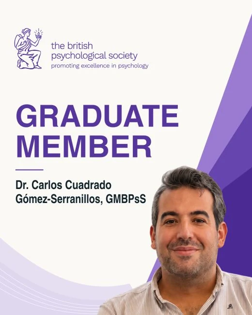 British Psychological Society: Carlos Cuadrado · Graduate Member, GMBPsS.